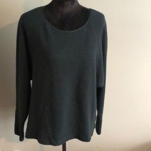 Joie wool cashmere hunter green sweater size M